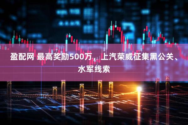 盈配网 最高奖励500万，上汽荣威征集黑公关、水军线索